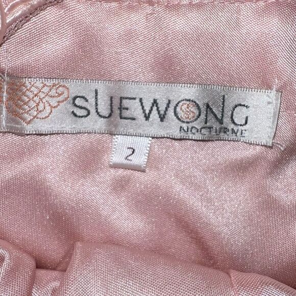 Gorgeous Sue Wong Nocturne Size 2 Pink Dress - Picture 12 of 16